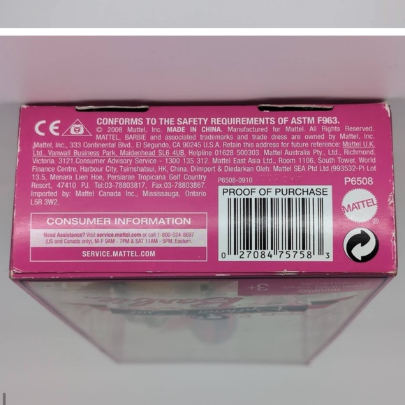 Then and Now 50th Anniversary Bathing Suit Barbie P6508 Doll 1959-2009 - NRFB - Picture 4 of 4